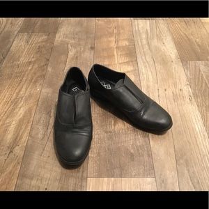 Target+Aldo black leather loafers
